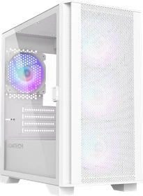 Montech Air 100 ARGB, weiß, Glasfenster