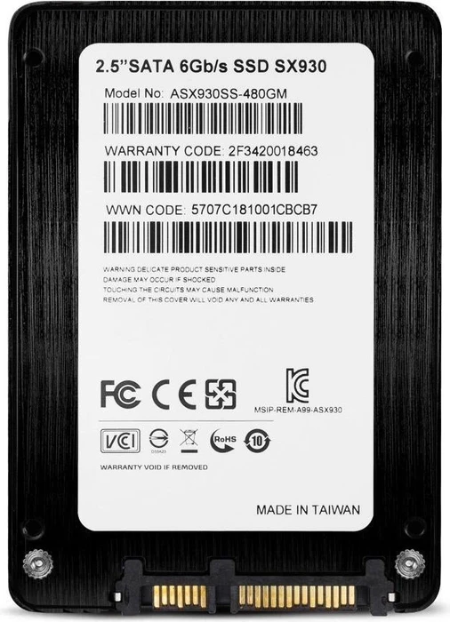 ADATA XPG SX930 480GB, 2.5" / SATA 6Gb/s
