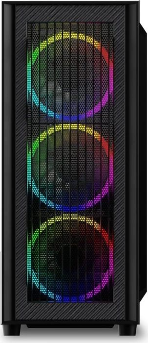 Sharkoon RGB Wave, Glasfenster