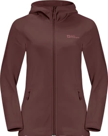 Jack Wolfskin Baiselberg Hoody FZ Jacke dark maroon (Damen)