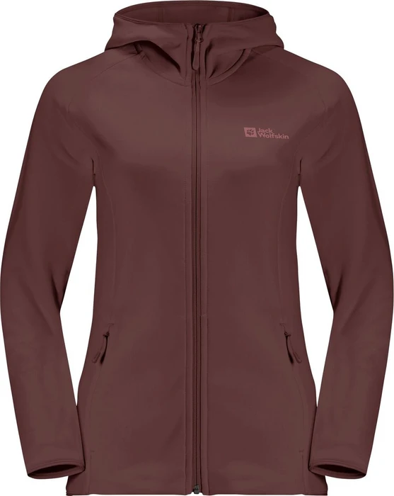 Jack Wolfskin Baiselberg Hoody FZ Jacke dark maroon (Damen)