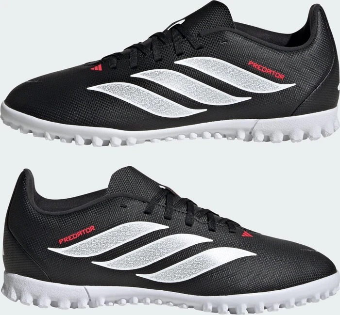 adidas Predator Club TF core black/cloud white/lucid red (Junior)