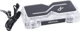Alphacool GPX SLI Connector Dual ARGB X4 - 4-Slot, Acryl, Acetal