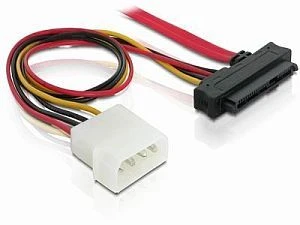 DeLOCK mini SAS SFF-8087 auf 4x SAS SFF-8482 Kabel, 1m