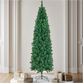 TecTake Künstlicher Weihnachtsbaum Tanne Comet, 210cm