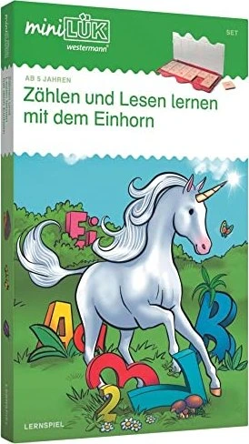 mini LÜK-Set Mathematik/Deutsch Zählen und lesen lernen mit dem Einhorn
