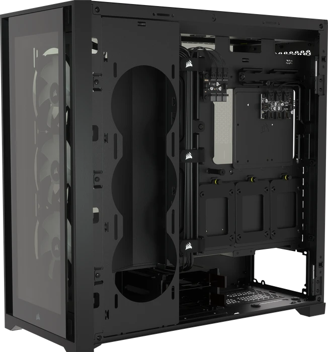 Corsair iCue 5000X RGB, schwarz, Glasfenster