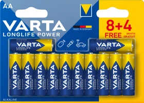 Varta Longlife Power Mignon AA, 12er-Pack
