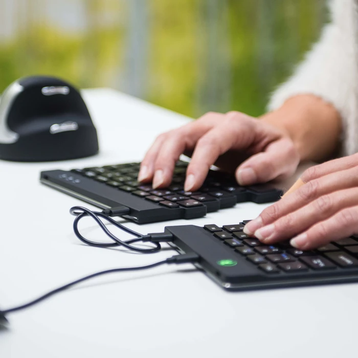 R-Go Ergo Split Ergonomic Keyboard, USB, BE