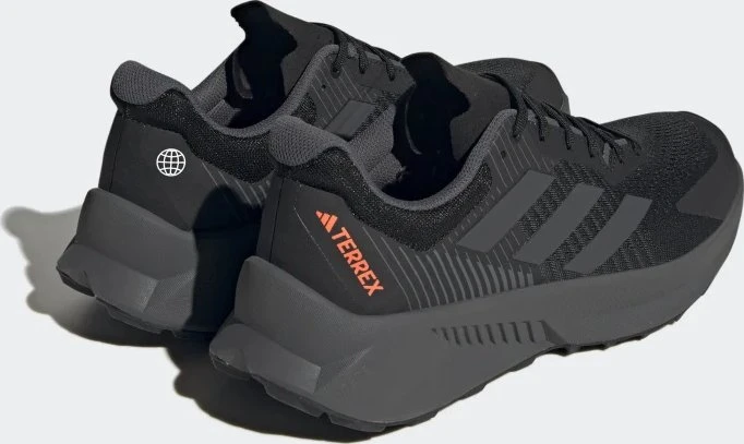 adidas Terrex Soulstride Flow core black/grey six/impact orange (Herren)