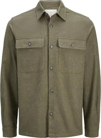 Jack & Jones Comfort Fit Hemd langarm olive night (Herren)