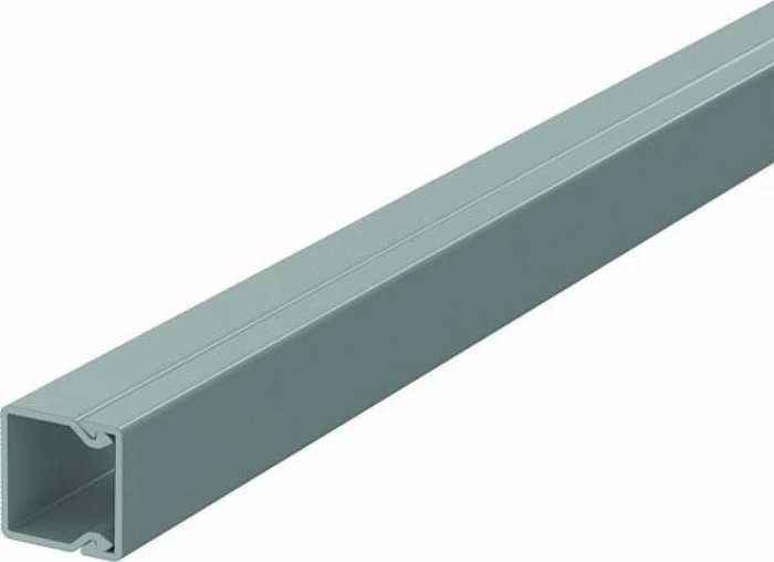 OBO Bettermann WDK15015GR Kabelkanal, 15x15mm, 2m, steingrau