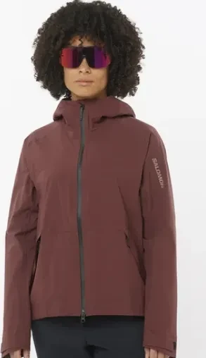 Salomon Outerpath 2.5L Funktionsjacke rum raisin (Damen)