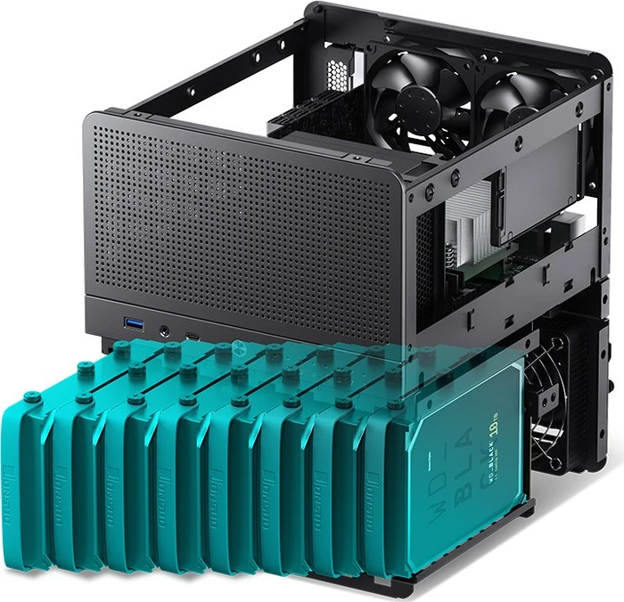 Jonsbo N3, schwarz, Mini-ITX