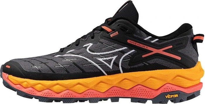 Mizuno Wave Mujin 10 black/white/hot coral (Damen)