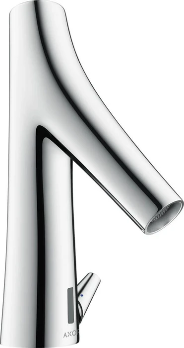 Hansgrohe Axor Starck Organic elektrische Waschbeckenarmatur mit Temperaturregulierung und Batterie brushed brass