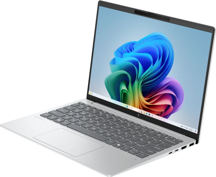 HP OmniBook 7 Aero NGAI 13-bg1770ng, Glacier Silver, Ryzen AI 7 350, 16GB RAM, 1TB SSD, DE
