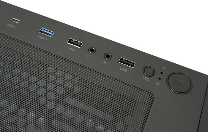 LC-Power Gaming 802B Black_Wanderer_X, schwarz, Glasfenster