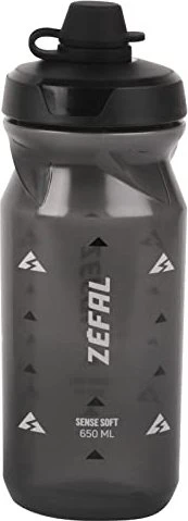 Zéfal Sense Soft 65 No Mud Trinkflasche 650ml grau/schwarz
