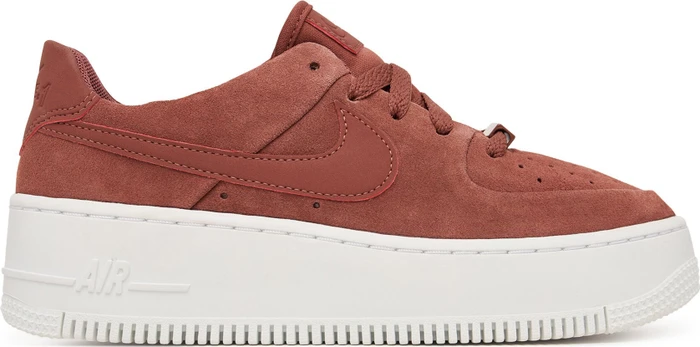 Nike Air Force 1 Sage Low red sepia/white (Damen)