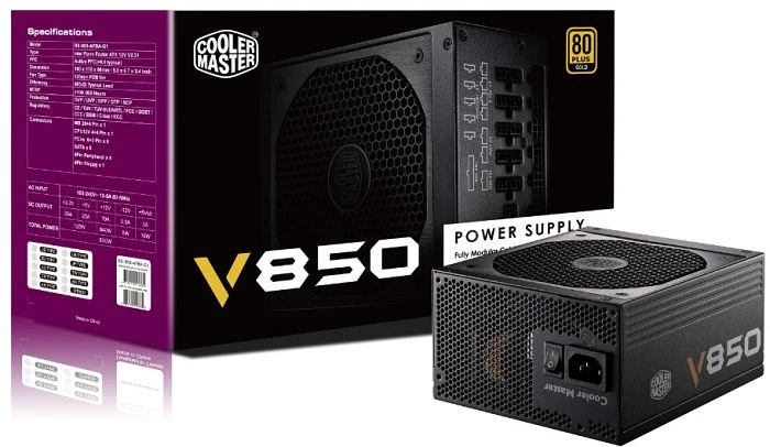 Cooler Master V-Series V850 850W, ATX 2.31