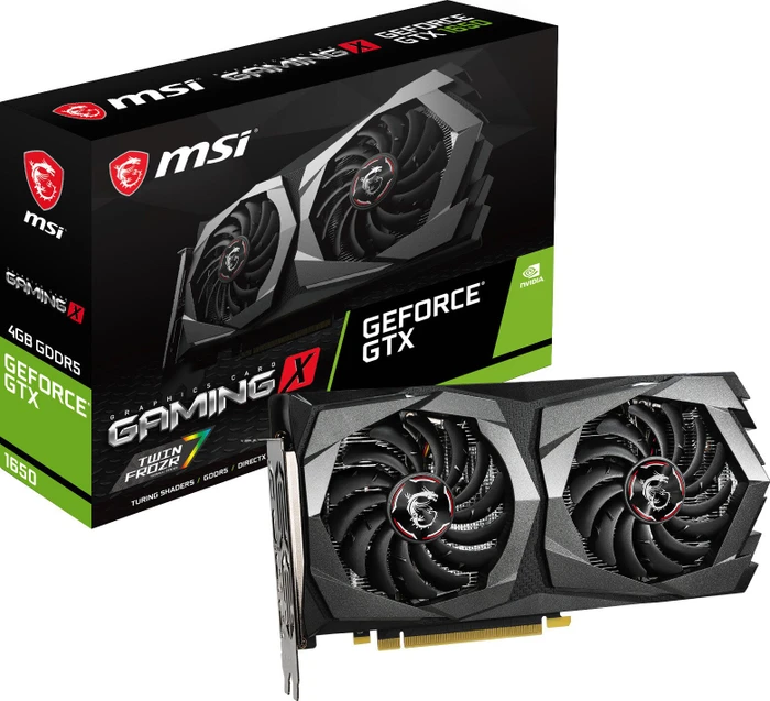 MSI GeForce GTX 1650 Gaming X 4G, 4GB GDDR5, HDMI, 2x DP