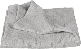 roba Lil' Planet Kuscheldecke Strickoptik silbergrau