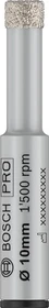 Bosch Professional PRO Ceramic Dry Diamant-Trockenbohrkrone, 12x33mm, 1 Stück