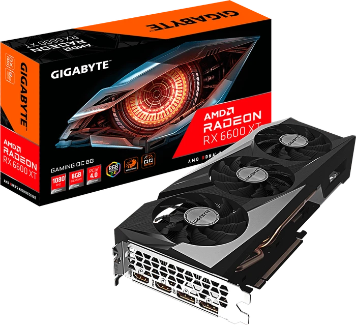 GIGABYTE Radeon RX 6600 XT Gaming OC 8G, 8GB GDDR6, 2x HDMI, 2x DP