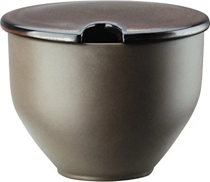 Rosenthal Junto Bronze Zuckerdose mit Einschnitt 250ml