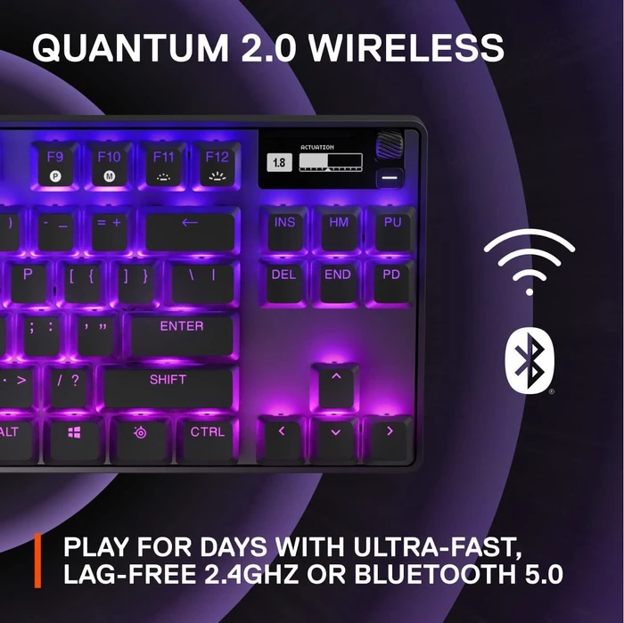 SteelSeries Apex Pro TKL Wireless 2023, OmniPoint 2.0, USB/Bluetooth, US