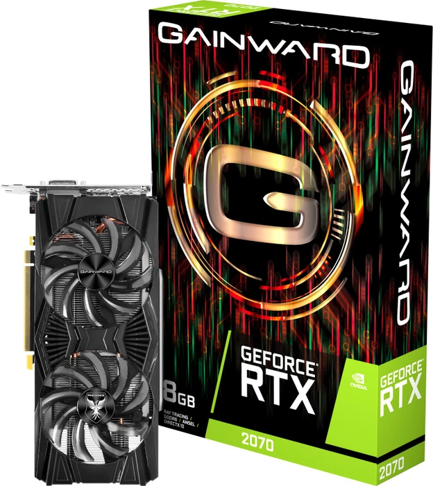 Gainward GeForce RTX 2070, 8GB GDDR6, DVI, HDMI, 3x DP