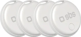 SBS Mobile Track My Dot Kit weiß, 4er-Pack