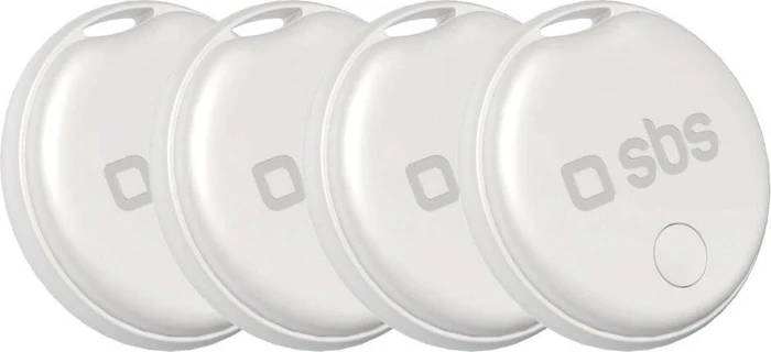 SBS Mobile Track My Dot Kit weiß, 4er-Pack