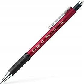 Faber-Castell Grip 1345 Druckbleistift 0.5mm graphit, rot, Radierer
