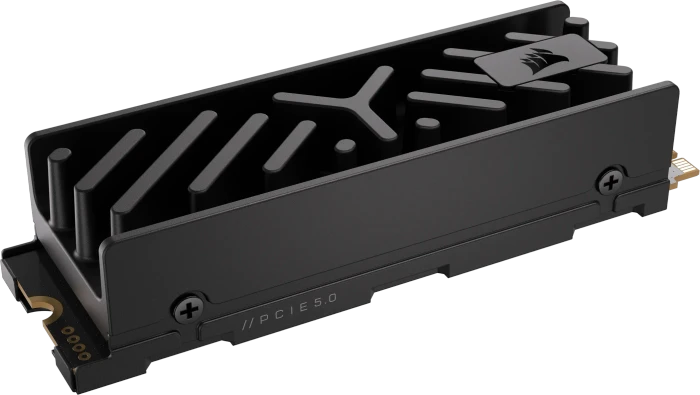Corsair Force Series MP700 ELITE 2TB, M.2 2280 / M-Key / PCIe 5.0 x4, Kühlkörper