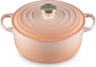 Le Creuset Signature Gusseisen Bräter rund 24cm 4.2l peche