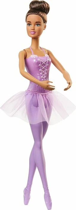 Mattel Barbie - Ballerina Barbie im Ballerina-Outfit mit Tutu und Spitzenschuhen brünett