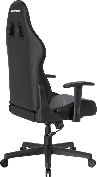 DXRacer Prince Series PF132 Gamingstuhl, schwarz mit weißen Nähten
