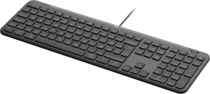 Logitech K620 Signature Slim Wired for Business, Graphite, USB, IT