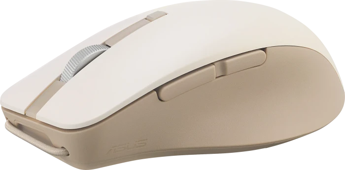 ASUS SmartO MD200 Silent Plus, Oat Milk Shade, USB/Bluetooth