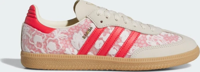 adidas Samba OG x Liberty London cloud white/cream white/better scarlet