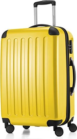 Hauptstadtkoffer Alex Spinner erweiterbar 65cm gelb glänzend