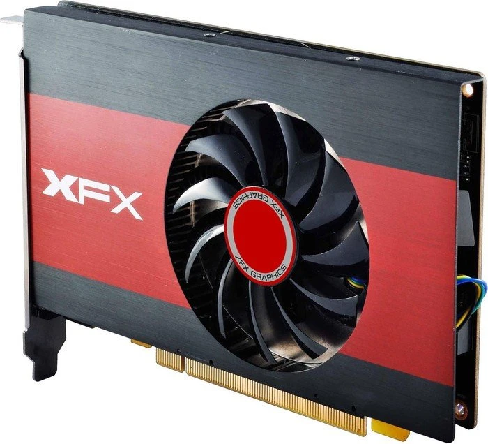 XFX Radeon RX 550 Slim Single Slot, 4GB GDDR5, DVI, HDMI, DP