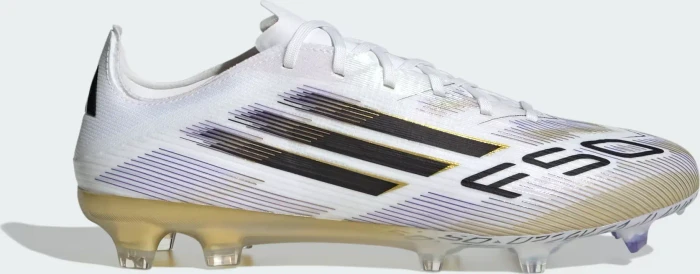 adidas F50 Pro FG cloud white/core black/gold metallic