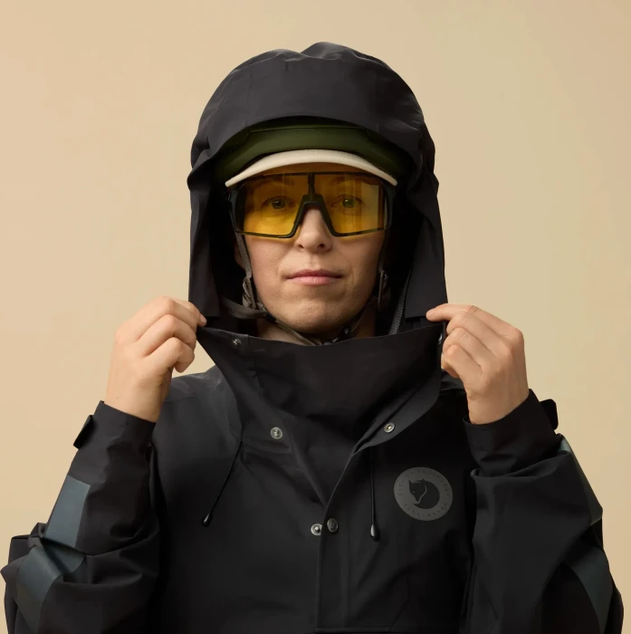 Fjällräven Hoja Rain Poncho schwarz