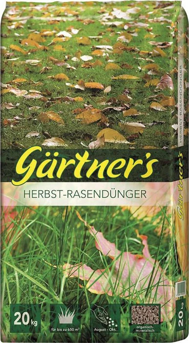 Gärtner's Herbst-Rasendünger, 20kg