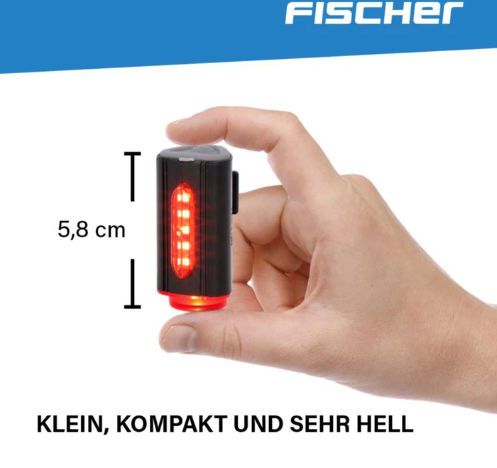 Fischer Akku-USB-LED 80 Lux Beleuchtungsset