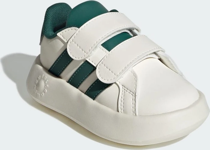 adidas Grand Court 2.0 off white/collegiate green/core black (Junior)