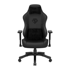 Anda Seat Phantom 3 L Gamingstuhl, Stormy Black, Kunstleder schwarz/Logo schwarz